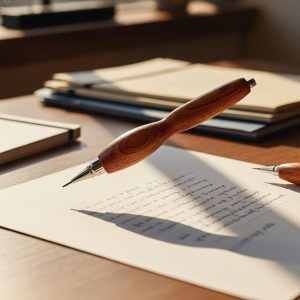 0.7 Mechanical Pencil – Oleaster Wood (Senjed)